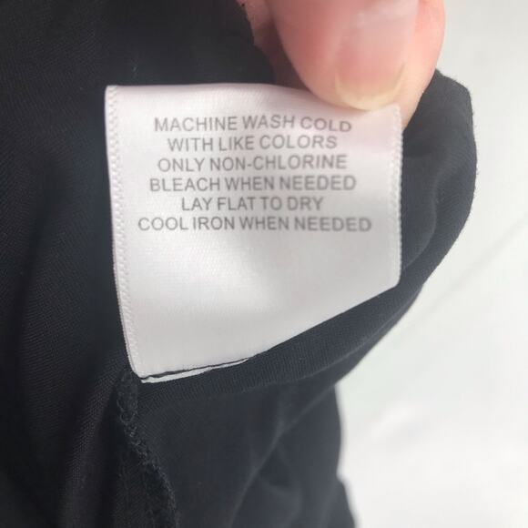 Modcloth Romper Womens Small Black Cap Sleeve V Neck Lace Pockets Shorts - Picture 7 of 8